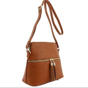Cognac Crossbody Bag